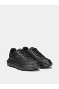 Emporio Armani Black Luxury Sneakers.